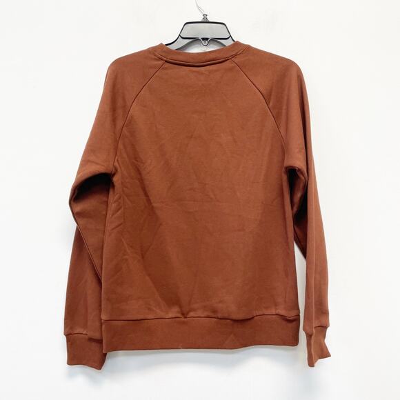 The Cuddle Collab Women's "Best In Show" Crewneck Sweatshirt Brown Size XL - Picture 3 of 6